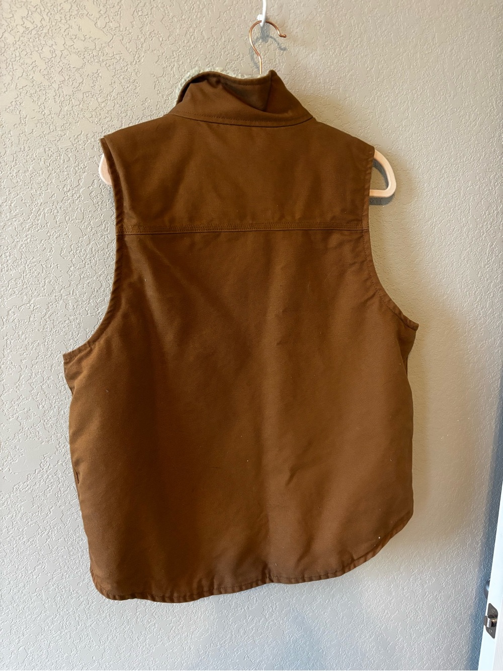 Carhartt FR Tan Brown Sherpa-Lined Work Jacket - Picture 2 of 3